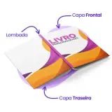 Impressão de Livro de Capa Dura 20x27cm Páginas Offset 90g 2