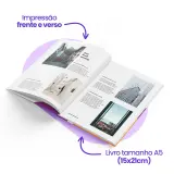 Impressão de Livro de Capa Dura 20x27cm Páginas Offset 90g 3