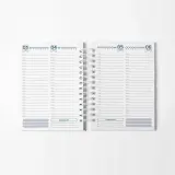 Agenda Capa Dura Personalizadas A5 15x21cm 2